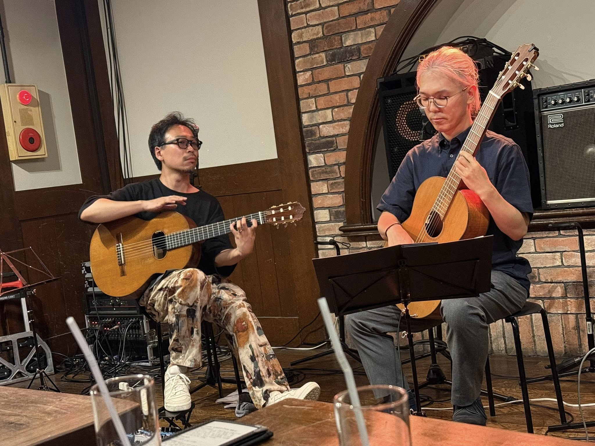 リオ・デル・ボスケ(ギター・清水悠、森井ヒデ)、神戸市・元町Always