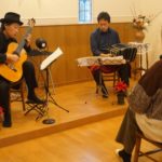 京都府、八幡ぶどうの木教会、〈タンゴ・グレリオ〉バンドネオン・星野俊路、ギター・米阪隆広